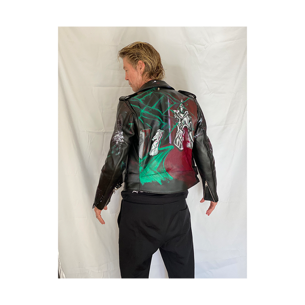 Duff McKagan x Schott NYC Hand Painted & Signed Motorcycle Jacket – Duff  McKagan Official Store