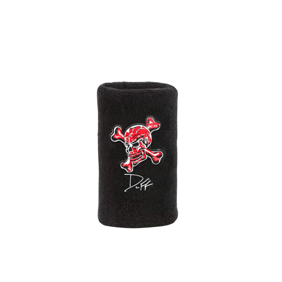 Red Skull Long Wristband